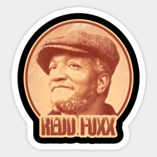 Vintage Redd Foxx | Red Color Sticker